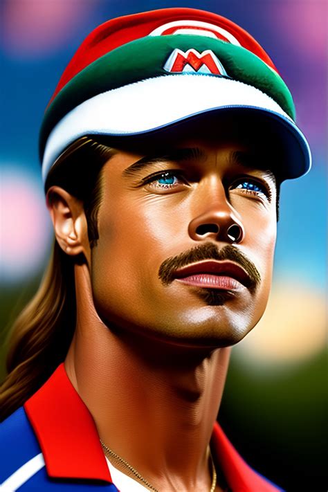 Lexica Retrato Do Brad Pitt Como Super Mario Live Action Adaptation