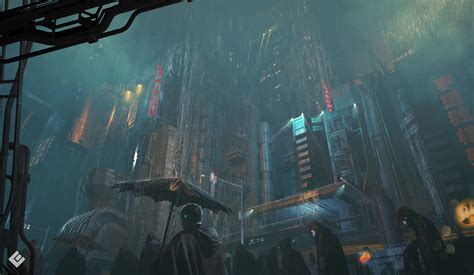 futuristic city, city, 4K, people, Col Price, futuristic HD Wallpaper