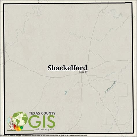 Shackelford County GIS Shapefile and Property Data - Texas County GIS Data