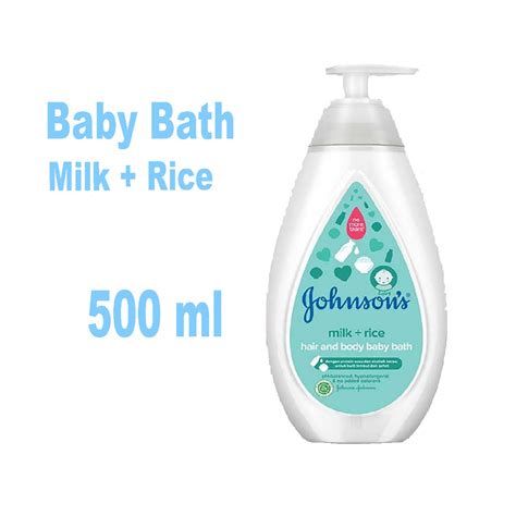 Jual COD Johnsons Hair Body Baby Bath Milk Rice Sabun Bayi Johnson