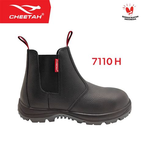 5101 CB Cheetah Double Sol Polyurethane Sepatu Safety Coklat