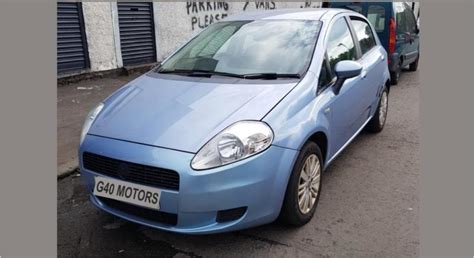 FIAT GRANDE PUNTO 2007 Reg 1 2 PETROL 85 000 MILES 5 DOOR MANUAL BLUE