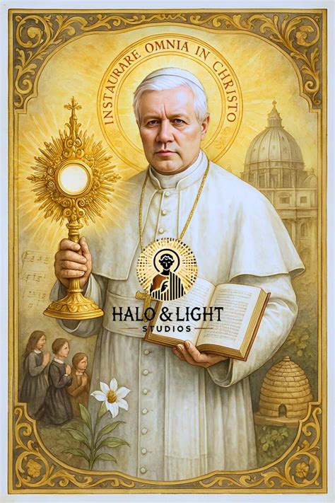 st pope pius   pope   eucharist digital  catholic
