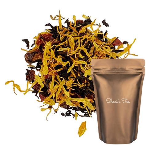 Sharis Tea Blood Orange Black Loose Leaf Black Tea 3