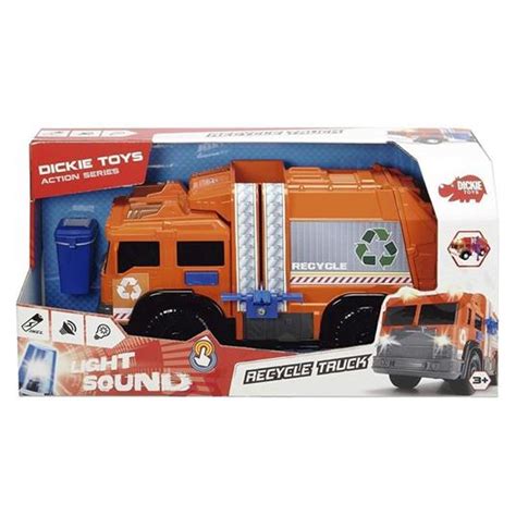 Dickie Toys Action Series Camion Ecologia Cm 30 Luci E Suoni Dickie