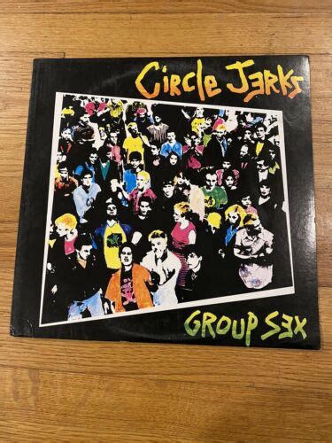 Popsike Circle Jerks Group Sex 2nd Press Frontier Records