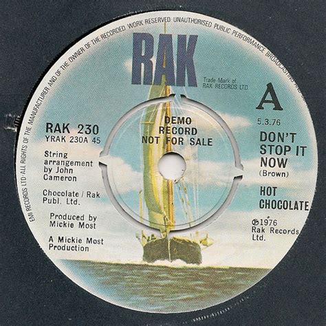 Hot Chocolate Don T Stop It Now 1976 Vinyl Discogs