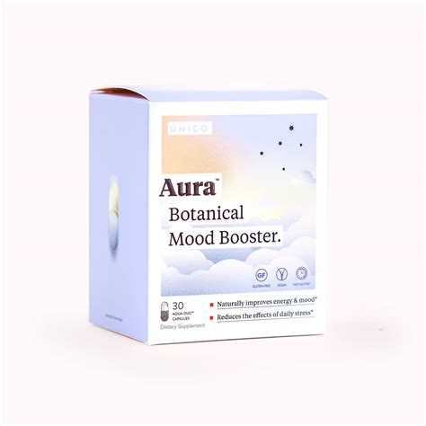 AURA Mood Booster Supplement - All Natural & Vegan