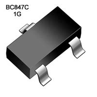 BC847C n-p-n транзистор 45В 100мА в SOT23