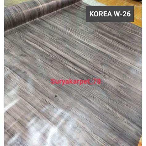 Jual Karpet Lantai Vinyl Plastik Tebal Import Korea Lebar 2meter Tebal