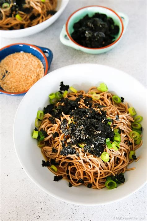 Cold Soba Noodles Memil Guksu My Korean Kitchen