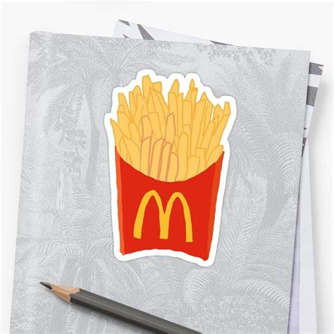 McDonalds Fries sticker #McDonalds #food #foodislife #yum #redbubble # ...