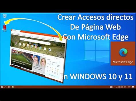 Como Crear Accesos Directos de Páginas Web con Microsoft EDGE en