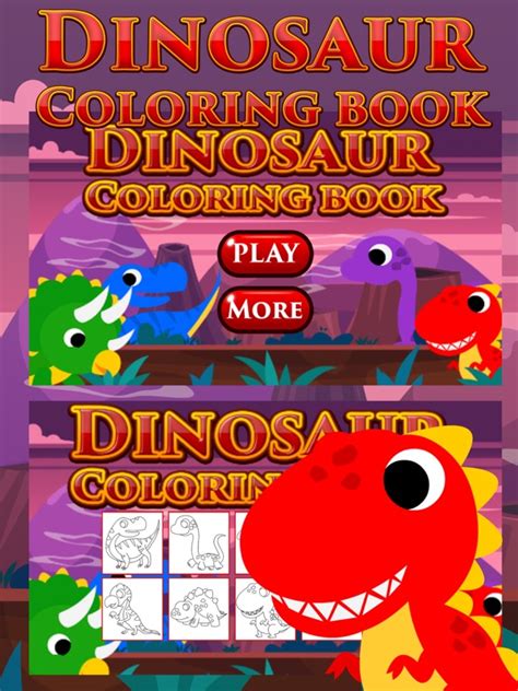 Dinosaur Coloring Kids Game for iOS (iPhone/iPad/iPod touch) - Free ...