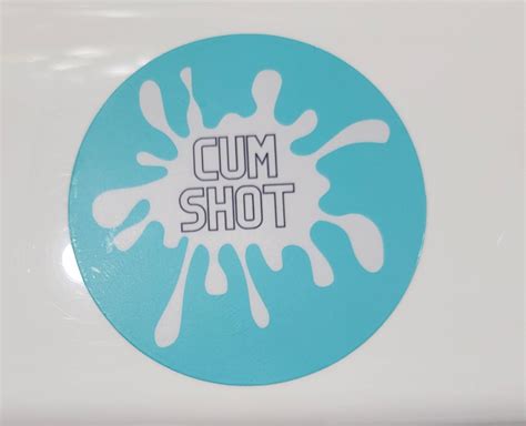 Cum Shot Sticker For Any Lifestyle Party Favor Sticker Water Etsy