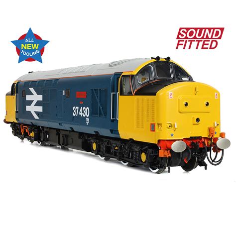 Bachmann 35 335sf Class 37 4 Refurbished 37430 Cwmbran Br Blue Large Logo Dcc Sound Fitted