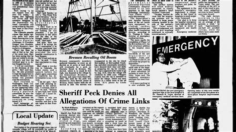 Unlocking the Archive: An oil derrick in Bremen and a hospital