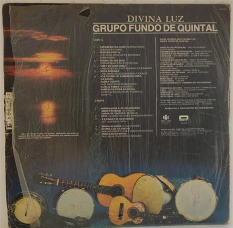 LP DE VINIL FUNDO DE QUINTAL DIVINA LUZ QUEROLEILOAR