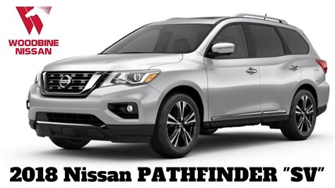 2018 Nissan Pathfinder Sv Tech Walkaround Review Youtube