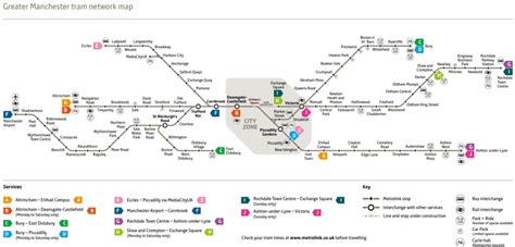 Transit Maps: Submission – Official Map: Revised Manchester Metrolink ...