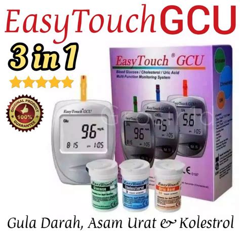 Jual EASY TOUCH GCU 3 in 1 - EASYTOUCH GCU ALat Cek Gula | Shopee Indonesia