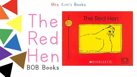 Mrs Kim Reads Bob Books Set The Red Hen Read Aloud Youtube