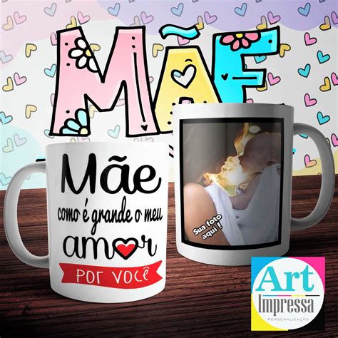 Caneca Mãe Como É Grande o Meu Amor Por Você Foto Elo7