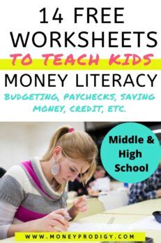 Free Printable Financial Literacy Worksheets