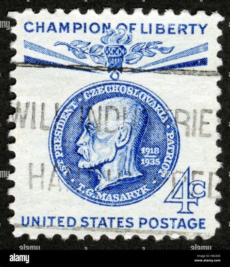 Us Circa Postage Stamp Champion Liberty President