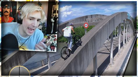 Xqc Reacts To Fabio Wibmer Video Game Grand Theft Bike With Chat