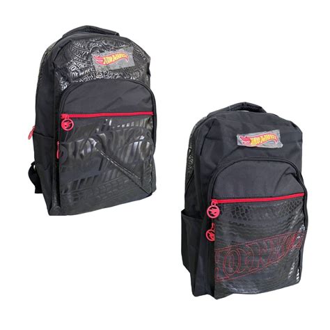 Mochila Escolar Infantil De Costas Hot Wheels Luxcel Shopee Brasil