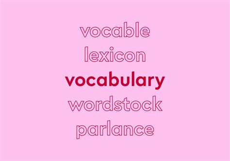 16 Synonyms For "Vocabulary" | Thesaurus.com