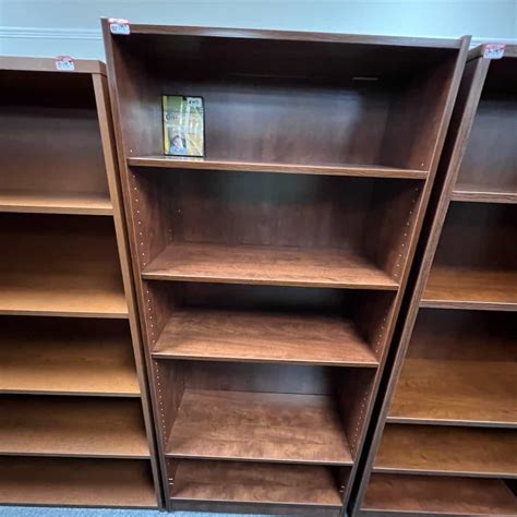 H Cherry Laminate Bookcase Office Furniture Liquidations