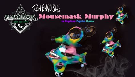 Mousemask Murphy In Airplane Psycho Camo By Ron English S X Blackbook