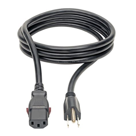 C13 To NEMA 5 15P Power Cord Locking 6 Ft Eaton