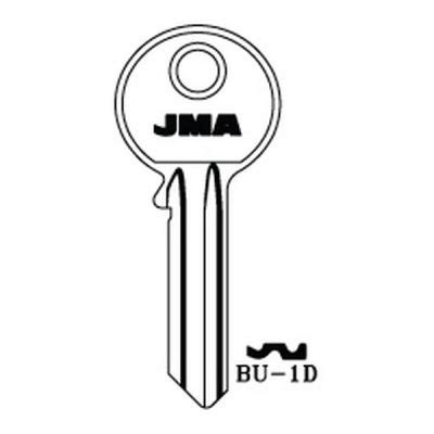 JMA BU 1D Cylinder Key Blank For Buva JMA UK