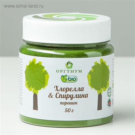 Хлорелла и спирулина, порошок, 50 г (4499063) - Купить по цене от 258. ...