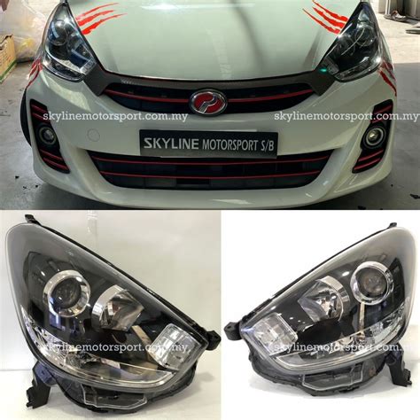 Perodua Myvi Lagi Best Head Lamp Black Base Tyc Thailand