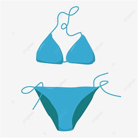 Bikini Azul Vector Eps Y Png PNG Bikini Png Conjunto De Bikini Playas PNG Y Vector Para