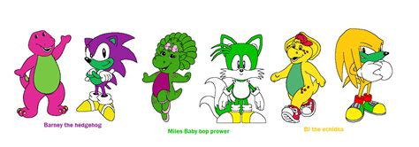 Barney Characters In Sonic Forms By Gavingraham32100 On Deviantart