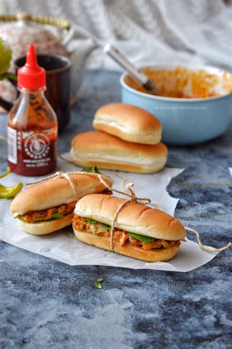 Hot Sauce Chicken Sandwich - Savory&SweetFood