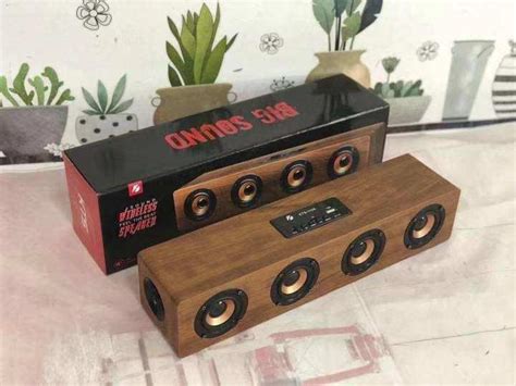 ใหม่ลำโพงบลูทู ธ KTS-1108 เบสลึก 4 ลำโพงไม้ | Shopee Thailand