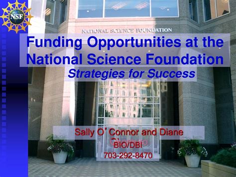 Funding Opportunities at the National Science Foundation - ppt download