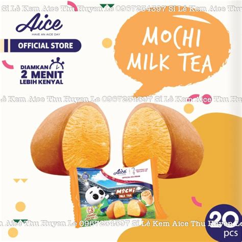 Hoả Tốc Hà Nội Kem Aice Mochi Trà Sữa New 2023 Kem Hadilao Nhập