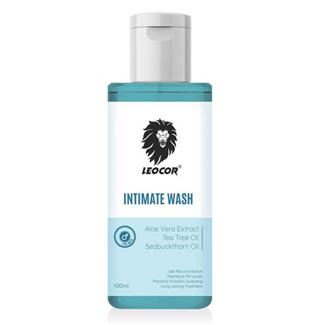 Leocor Intimate Wash For Men Anti Bacterial Anti Itch Anti Odour