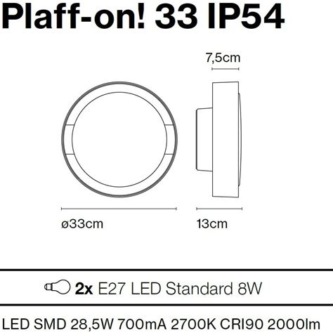 Plaff On Ip Marset Ext Rieur Plafonnier Envoi Gratuit