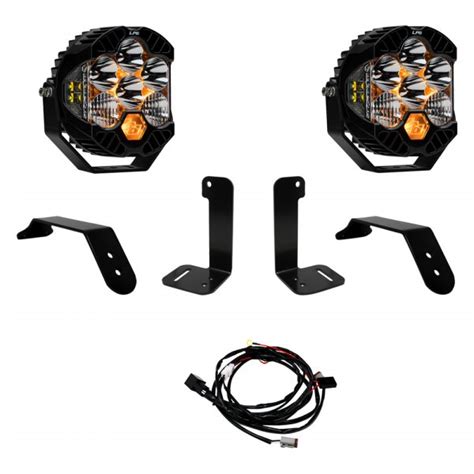 Baja Designs® 44 7659 Lp6™ 6 5 2x90w 4 14w Round Driving Combo Beam Led Light Kit With Amber Drl