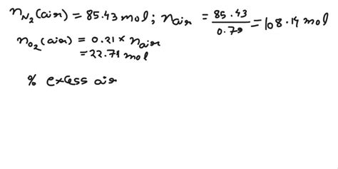 SOLVED: A pure saturated hydrocarbon is burnt with excess air. Orsat ...