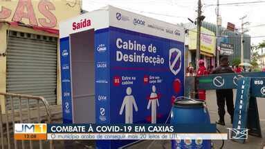 JMTV 1ª Edição Equipes médicas de Caxias visitam pacientes ou