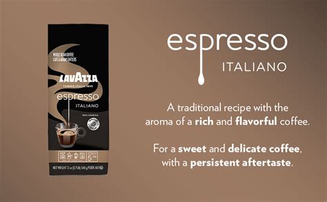 Lavazza Espresso Italiano Ground Coffee Oz G Medium Roast